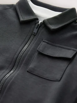 Outlet Next Charcoal Grey T-Shirt And Joggers 3 Piece Set (3mths-7yrs)