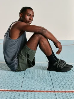 Discount Next Vest Active Gym Training Top Charcoal Grey