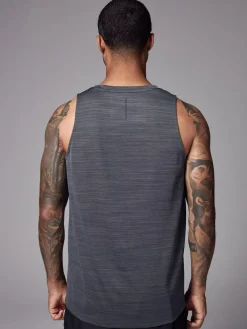 Discount Next Vest Active Gym Training Top Charcoal Grey