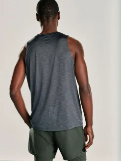 Discount Next Vest Active Gym Training Top Charcoal Grey