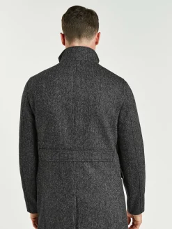 Next Wool Blend Mock Gilet Herringbone Padded Coat^ Coats & Jackets|Coats & Jackets
