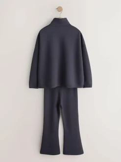 Next Zip Neck Top and Foldover Flare Set (3-16yrs)^ Sets & Coords