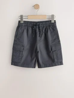 Discount Next Cargo Shorts 2 Pack (3-16yrs) Charcoal Grey/Khaki