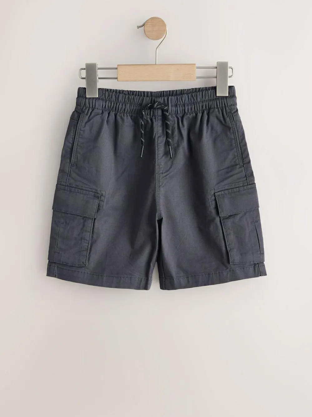 Discount Next Cargo Shorts 2 Pack (3-16yrs) Charcoal Grey/Khaki