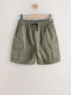 Discount Next Cargo Shorts 2 Pack (3-16yrs) Charcoal Grey/Khaki