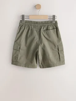 Discount Next Cargo Shorts 2 Pack (3-16yrs) Charcoal Grey/Khaki