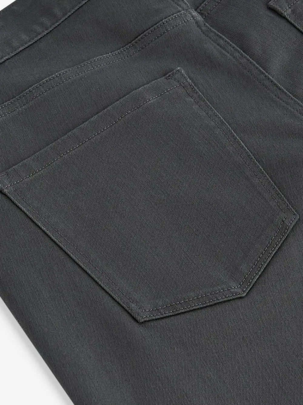 Hot Next Charcoal Single Straight Fit Classic Stretch Jeans