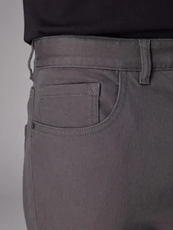 Hot Next Charcoal Single Straight Fit Classic Stretch Jeans