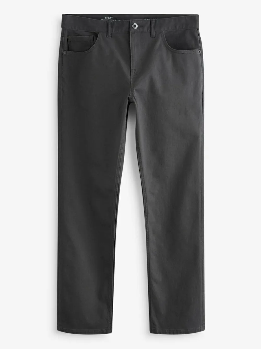 Hot Next Charcoal Single Straight Fit Classic Stretch Jeans