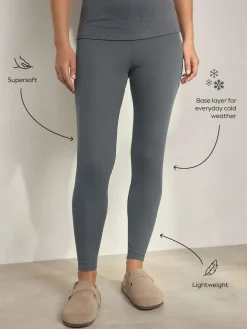 New Next Thermal Base Layer Leggings Charcoal