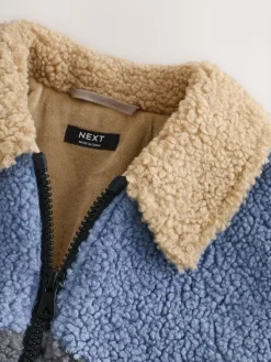 Next Borg Fleece Shacket (3mths-7yrs)^BOY Sweatshirts & Hoodies|Baby Winter Clothing