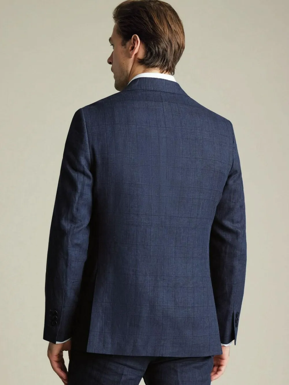 Clearance Charles Tyrwhitt Blue Slim Fit 100% Linen Jacket
