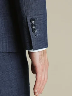 Clearance Charles Tyrwhitt Blue Slim Fit 100% Linen Jacket