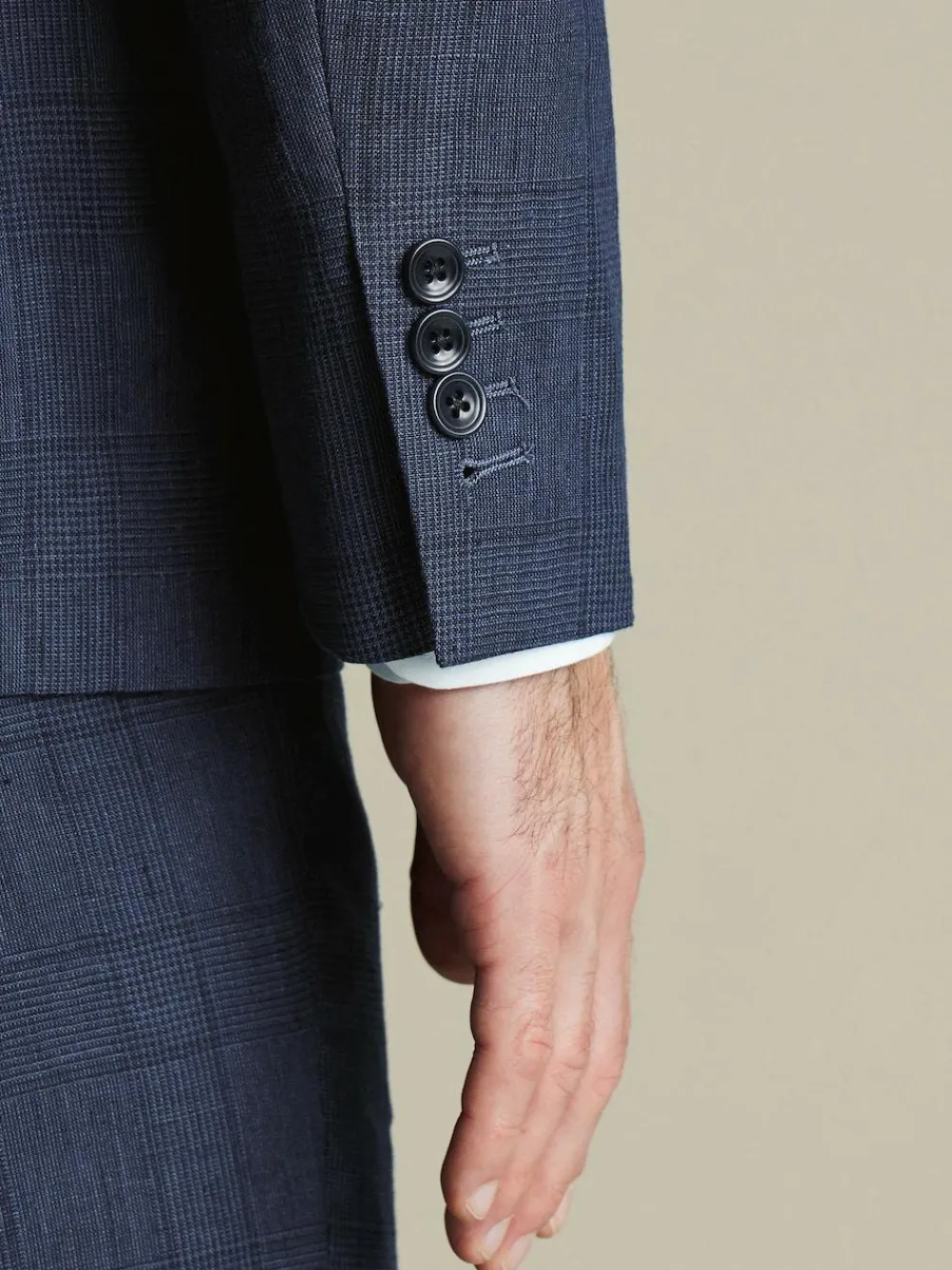 Clearance Charles Tyrwhitt Blue Slim Fit 100% Linen Jacket