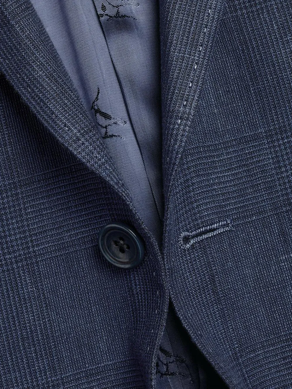Clearance Charles Tyrwhitt Blue Slim Fit 100% Linen Jacket