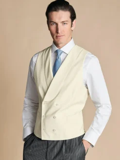Charles Tyrwhitt Adjustable Fit Morning V2 Suit: Waistcoat^ Vests