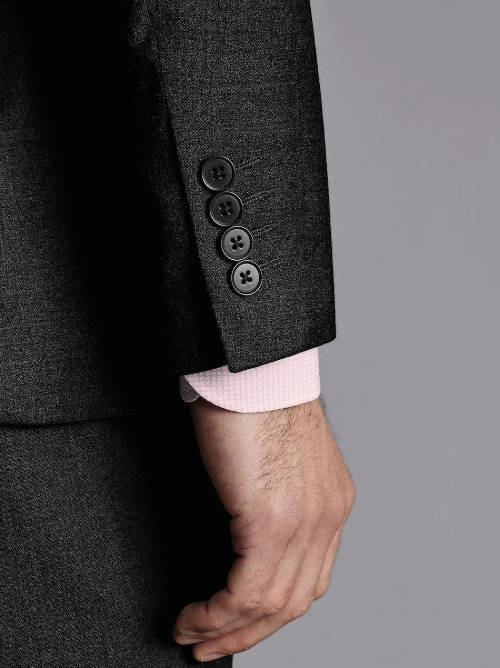 Charles Tyrwhitt Slim Fit Stretch Twill Suit: Jacket^ Suits & Tuxedos|Grey Suits