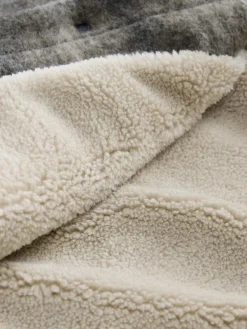 Sale Next Check Borg Lined Trucker Jacket