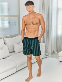 Chelsea Peers Blue Stripe Pyjama Shorts^ Pyjamas