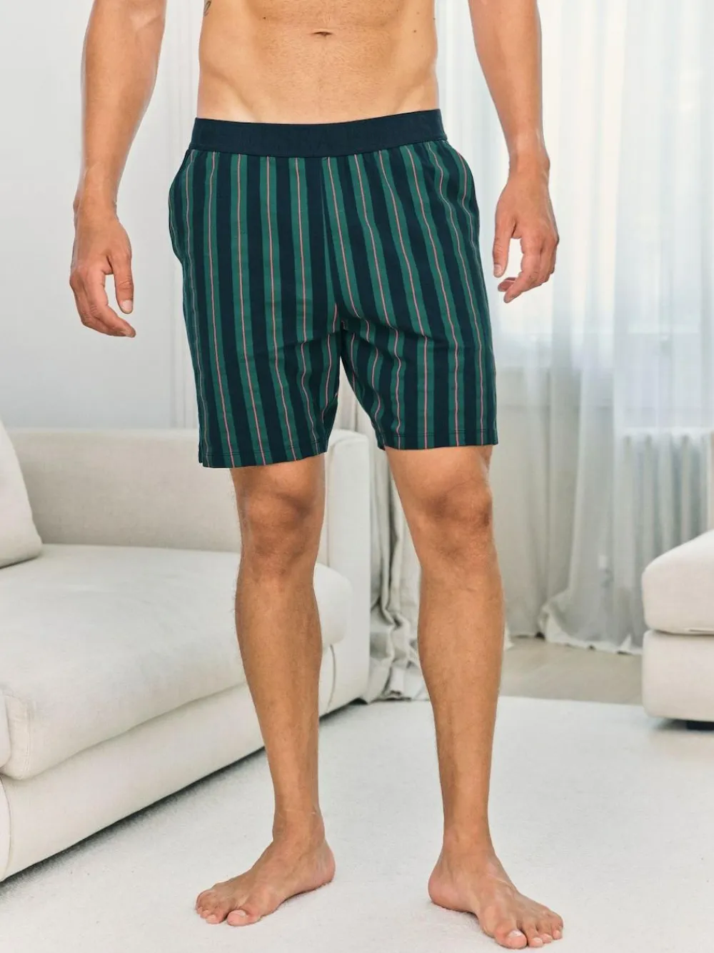 Chelsea Peers Blue Stripe Pyjama Shorts^ Pyjamas