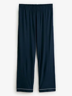 Best Chelsea Peers Blue TENCEL™ Modal Long Button Up Pyjama Set