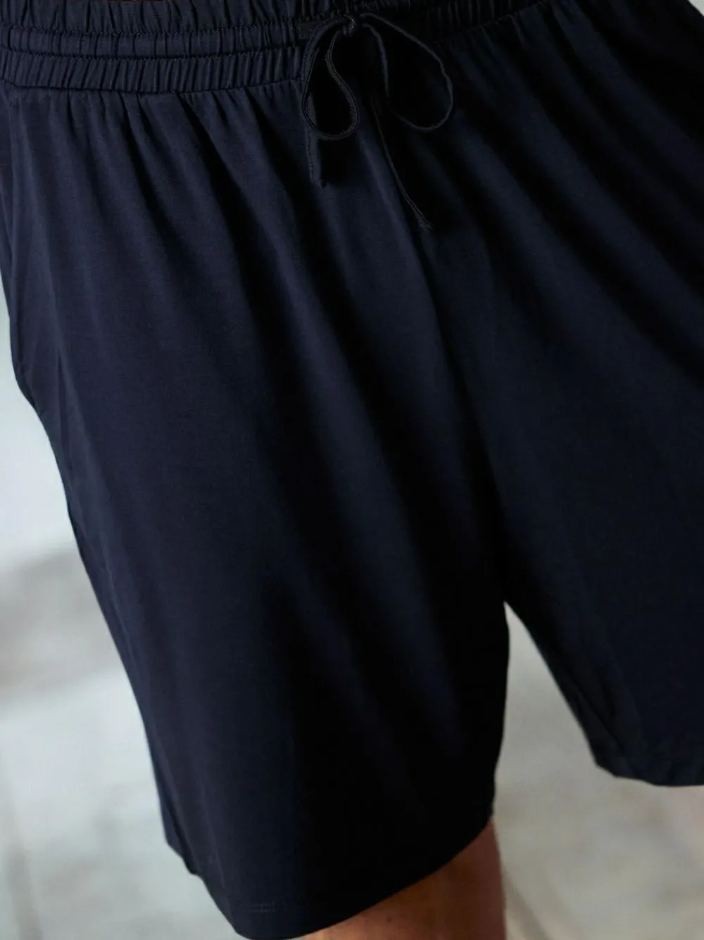 Chelsea Peers Blue TENCEL™ Modal Short Crew Neck Pyjama Set^ Pyjamas