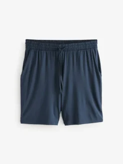 Chelsea Peers Blue TENCEL™ Modal Short Crew Neck Pyjama Set^ Pyjamas