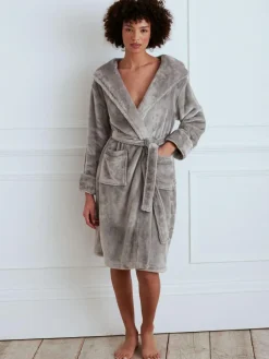 Chelsea Peers Fleece Dressing Gown^Women Bathrobes