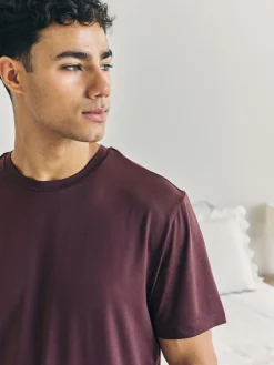 Hot Chelsea Peers Red Crew Neck Short Pyjamas Set