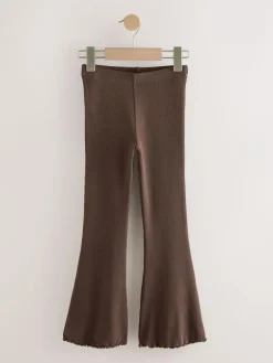 Next Chocolate Brown 1 Pack Rib Flare Leggings (3-16yrs)^ Pants & Leggings|Pants & Leggings