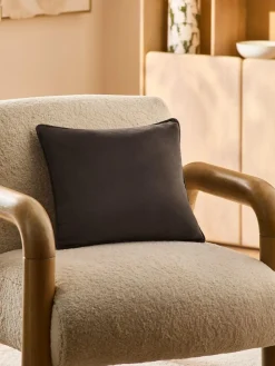 Sale Next Chocolate Brown 43 x 43cm Matte Velvet Cushion