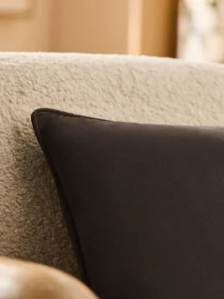 Sale Next Chocolate Brown 43 x 43cm Matte Velvet Cushion