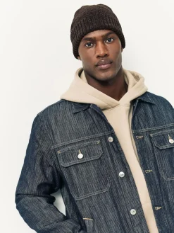 New Next Chenille Beanie Hat Chocolate Brown