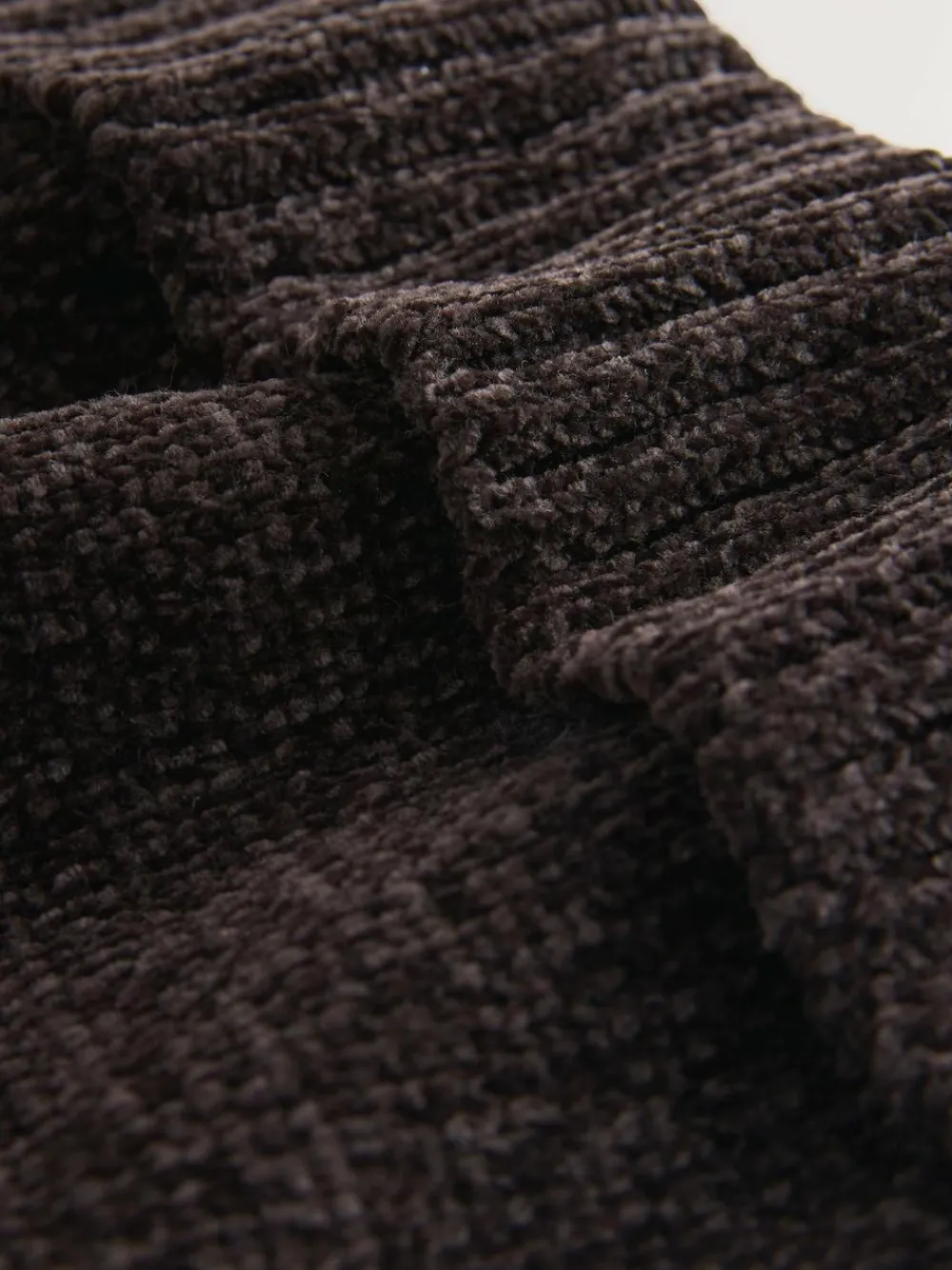 New Next Chenille Beanie Hat Chocolate Brown