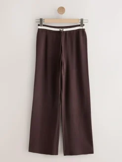 Next Compact Cosy Wide Leg Tipped Joggers^Women Leggings & Sweatpants