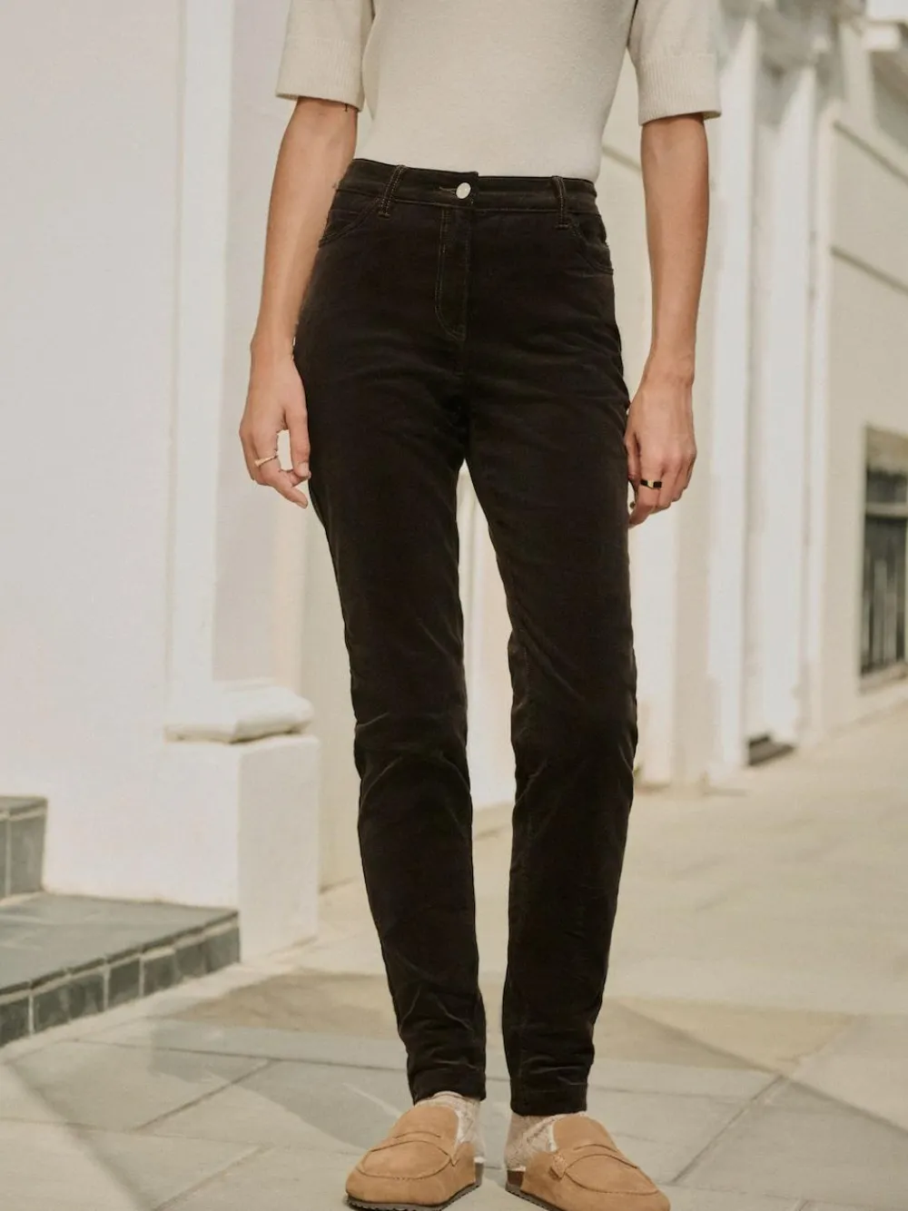 Next Corduroy Skinny Trousers^Women Pants