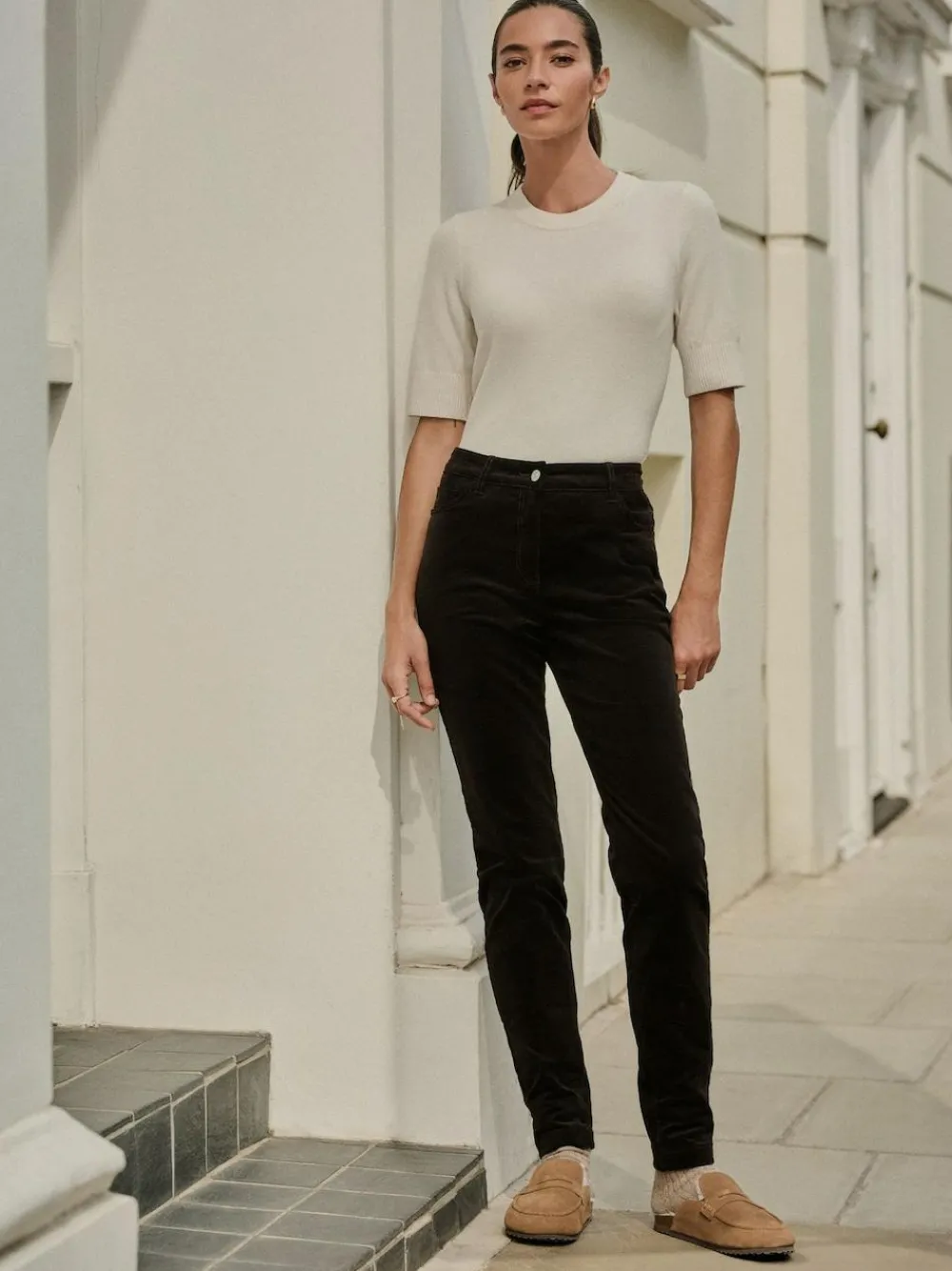 Next Corduroy Skinny Trousers^Women Pants