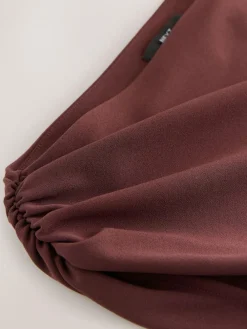 Next Draped Midi Ruched Dress^Women Occasion Dresses|Midi Dresses