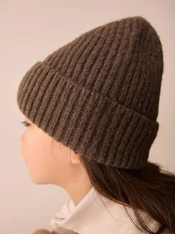 Clearance Next Chocolate Brown Fluffy Beanie (1-16yrs)