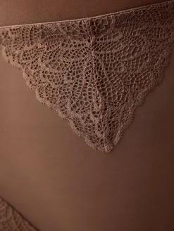 Next High Waist Brief Firm Tummy Control Shaping Briefs Chocolate Brown