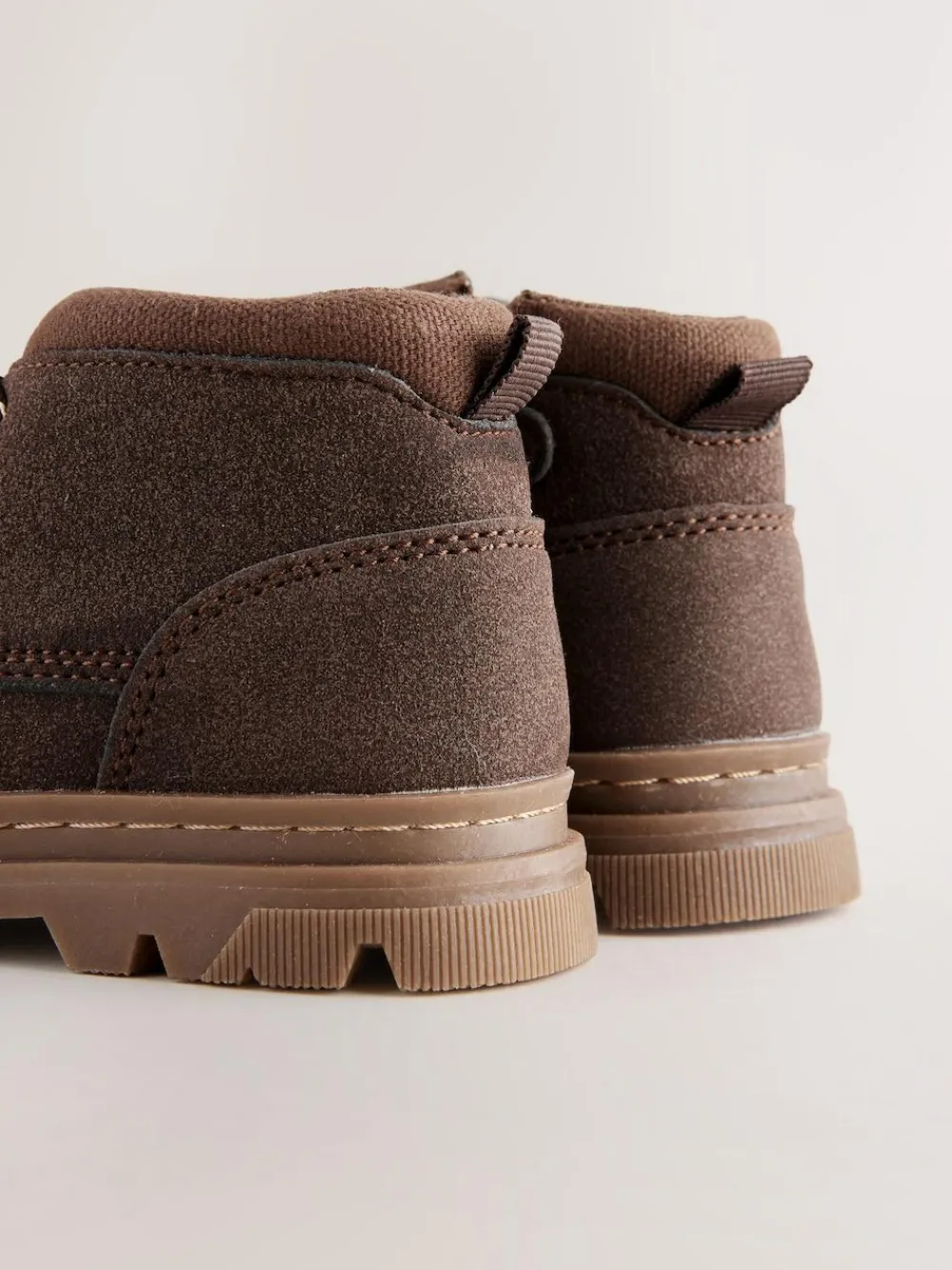 Next Chocolate Brown Lace-Up Boots^BOY Baby Boots|Boots
