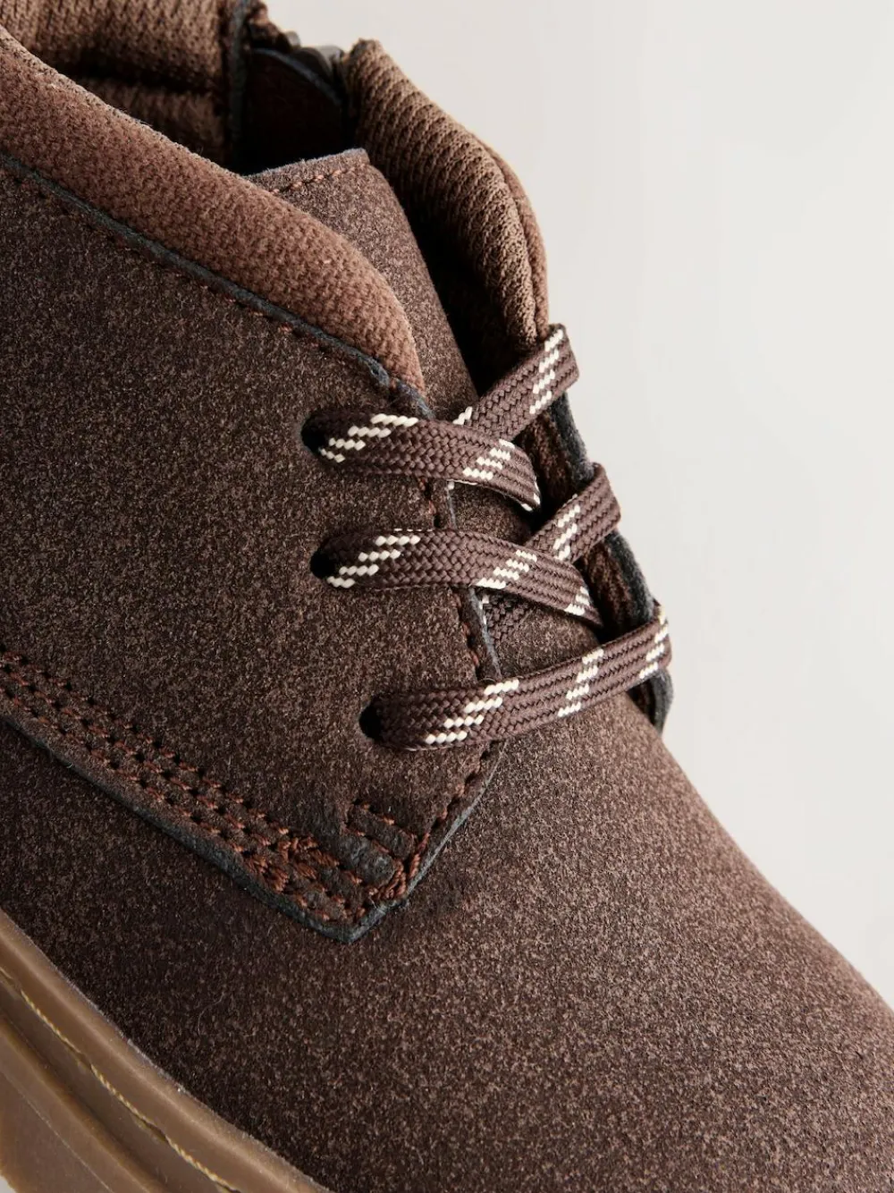 Next Chocolate Brown Lace-Up Boots^BOY Baby Boots|Boots