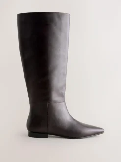 Next Forever Comfort® Flat Chisel Toe Knee High Boots^Women Boots & Wellies|Boots