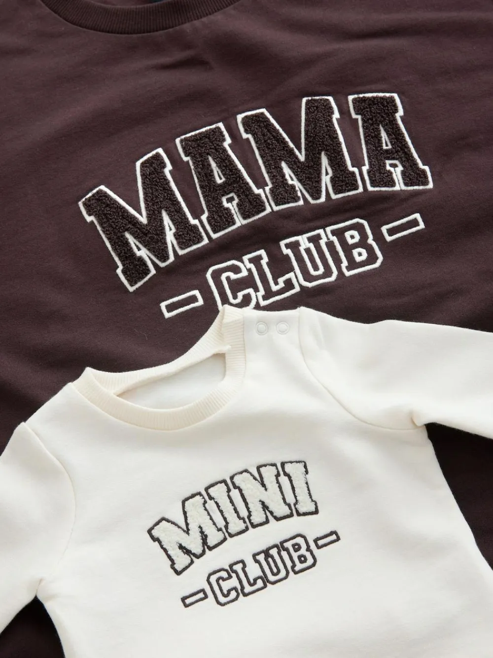 Outlet Next Maternity Mini Me Sweatshirt Set Chocolate Brown