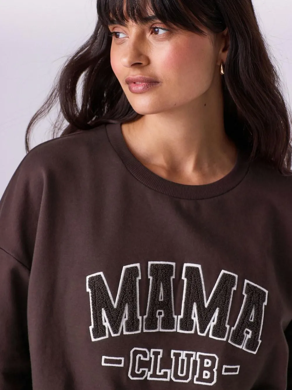 Outlet Next Maternity Mini Me Sweatshirt Set Chocolate Brown