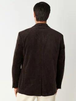 Discount Next Regular Fit Cord Blazer Chocolate Brown