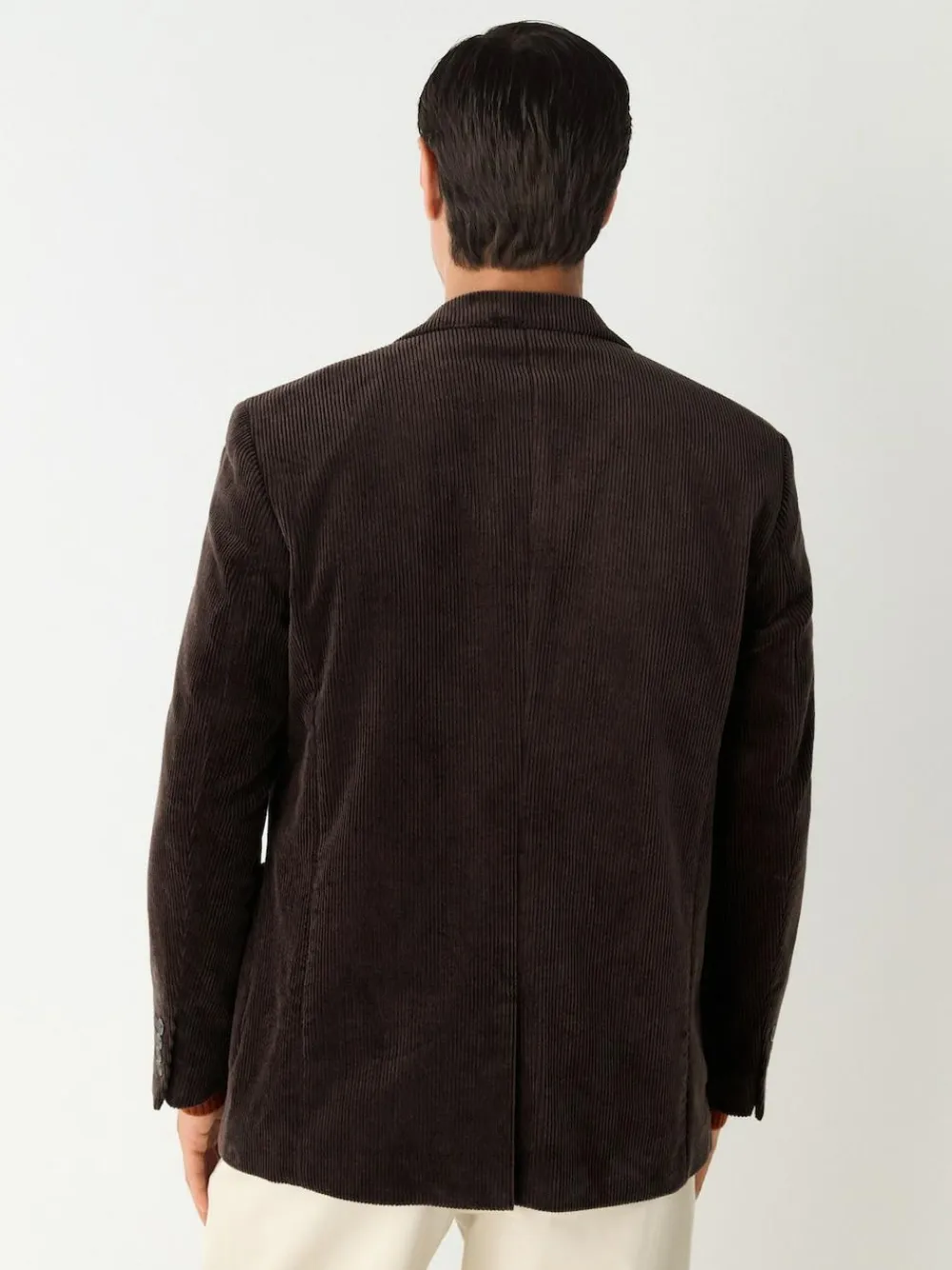 Discount Next Regular Fit Cord Blazer Chocolate Brown
