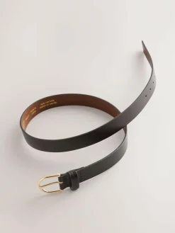 Hot Next Chocolate Brown Regular Leather Belt