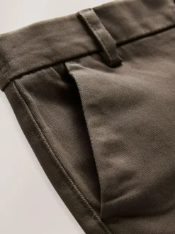 Next Chocolate Brown Skinny Fit Stretch Chino Trousers (3-17yrs)