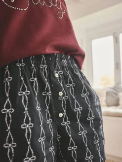 Sale Next Chocolate Brown Slogan Short Pyjamas Set